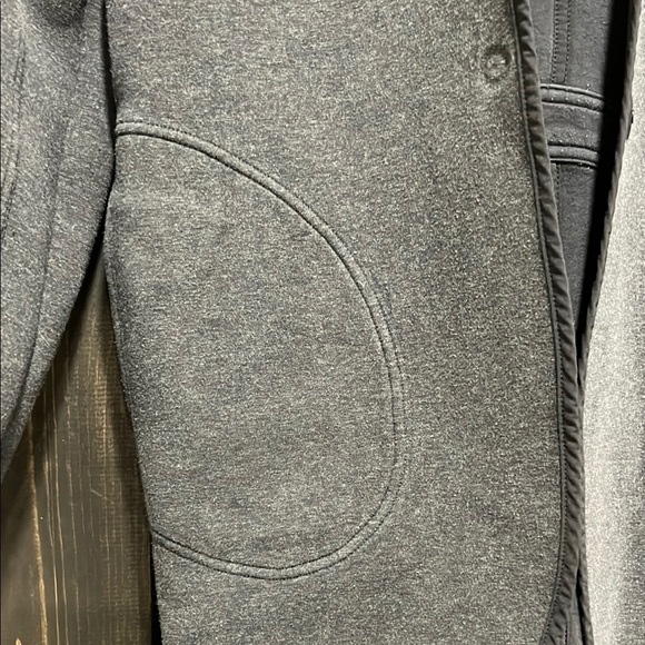 Lululemon Reversible Jacket S Grey Black Coat Stretchy City Bound Wrap Hooded - Picture 2 of 8